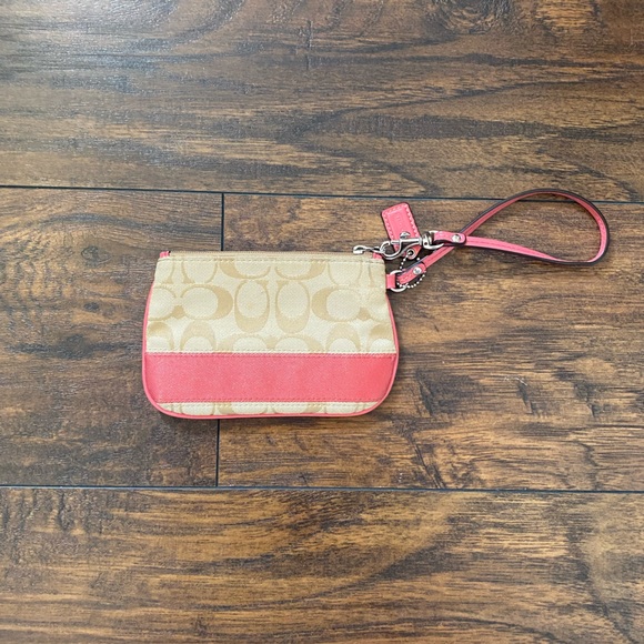 Coach Small Fabric Wristlet - Picture 2 of 3